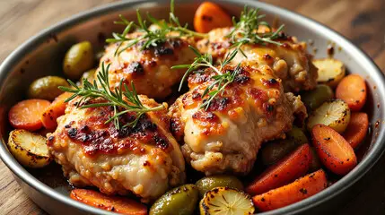 Garlic Chicken Thighs Recipe