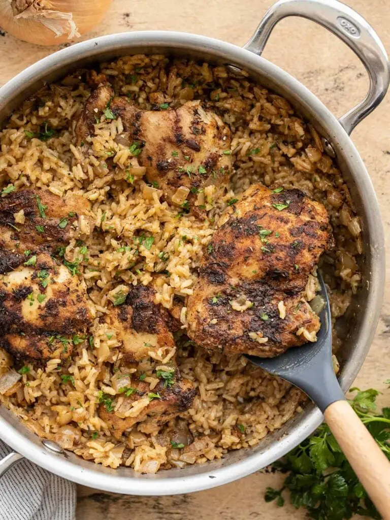 MEXICAN CHICKEN & RICE {ONE POT}